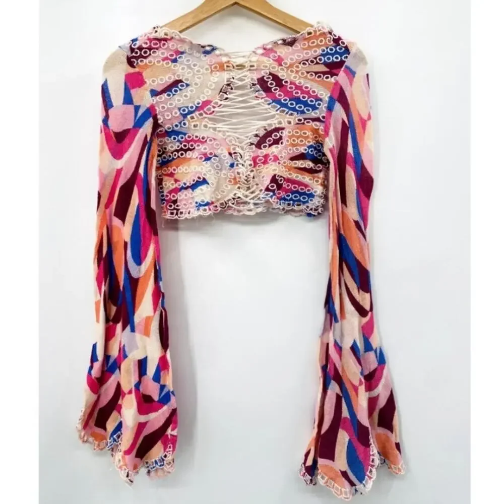 Free People Eyes On You Crop Top